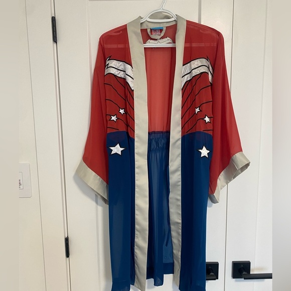 Robe Factory Loungewear Wonder Women Light Airy Tie up Robe O/S - Picture 1 of 7